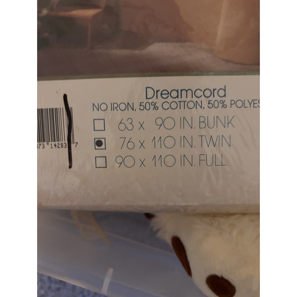 NWT Vintage Beacon Dreamcord American Softwear Bedspread Sand Twin 76" x 110" - Picture 2 of 7